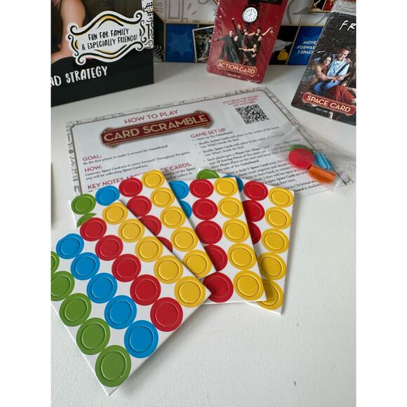 Friends Card Scramble Board Game, Party Game Officially Licensed, NIB - Picture 5 of 6